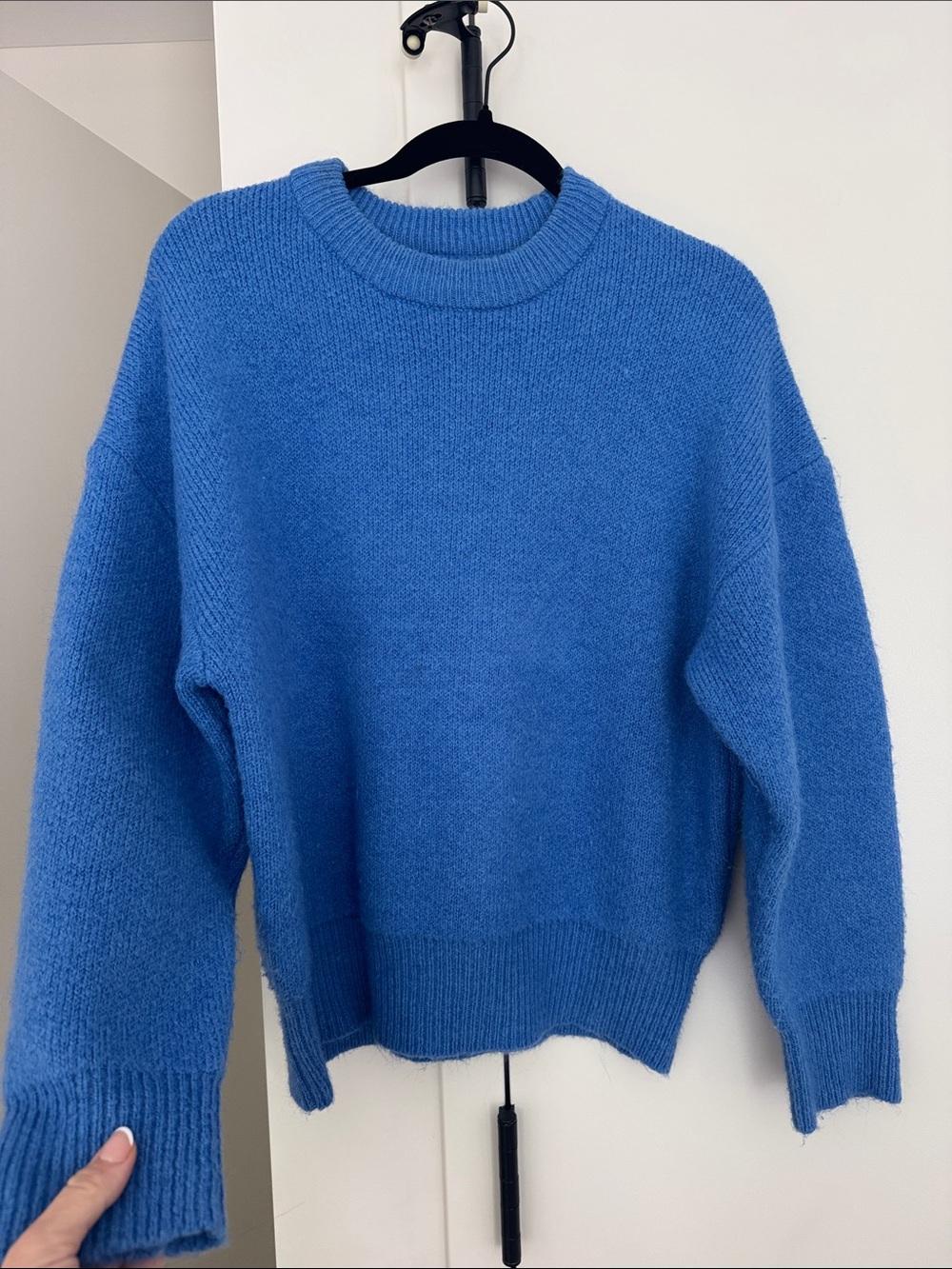 Oak & Fort Blue Women's Cozy Crewneck Sweater